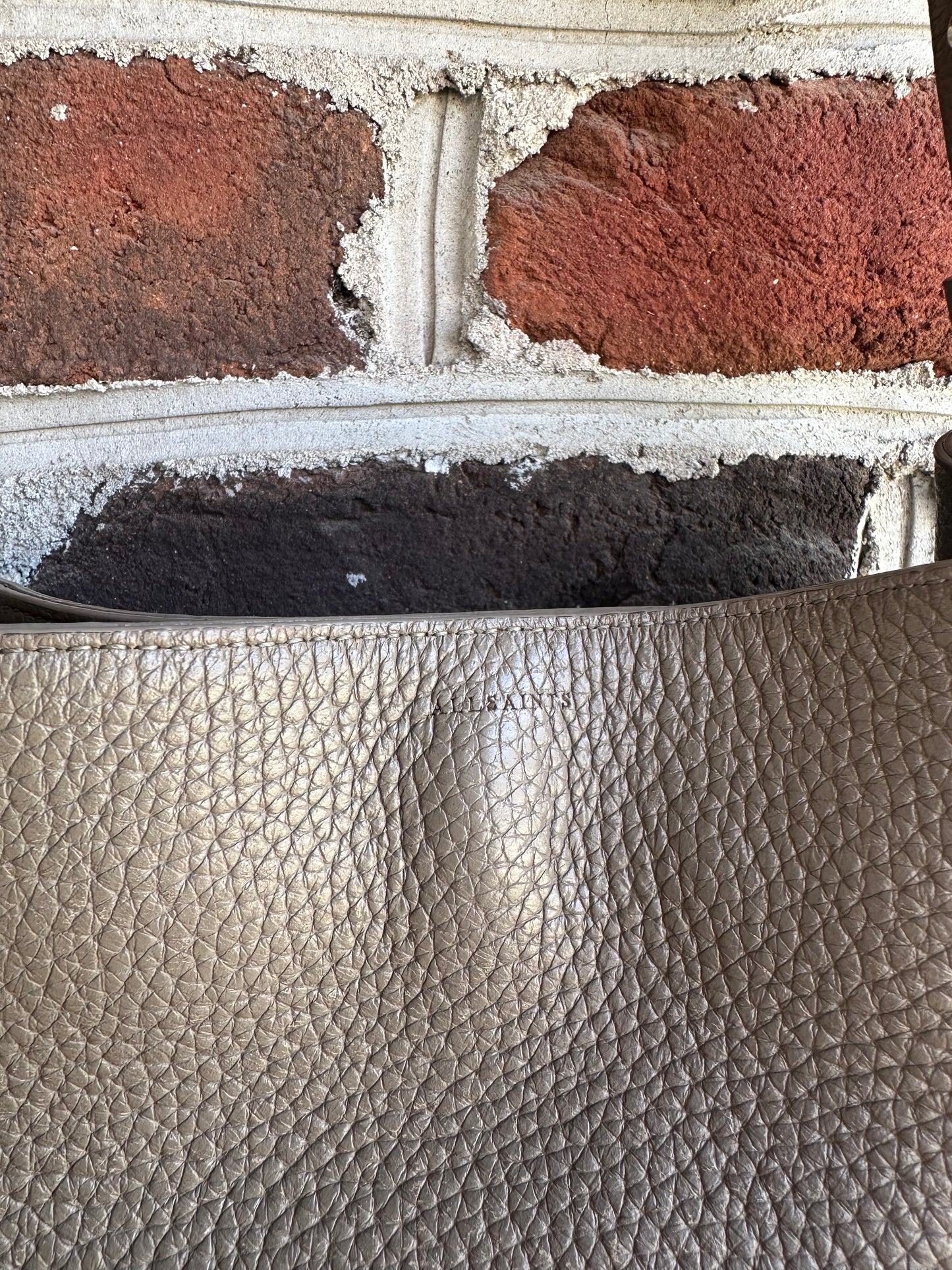 All Saints Leather Crossbody Bag