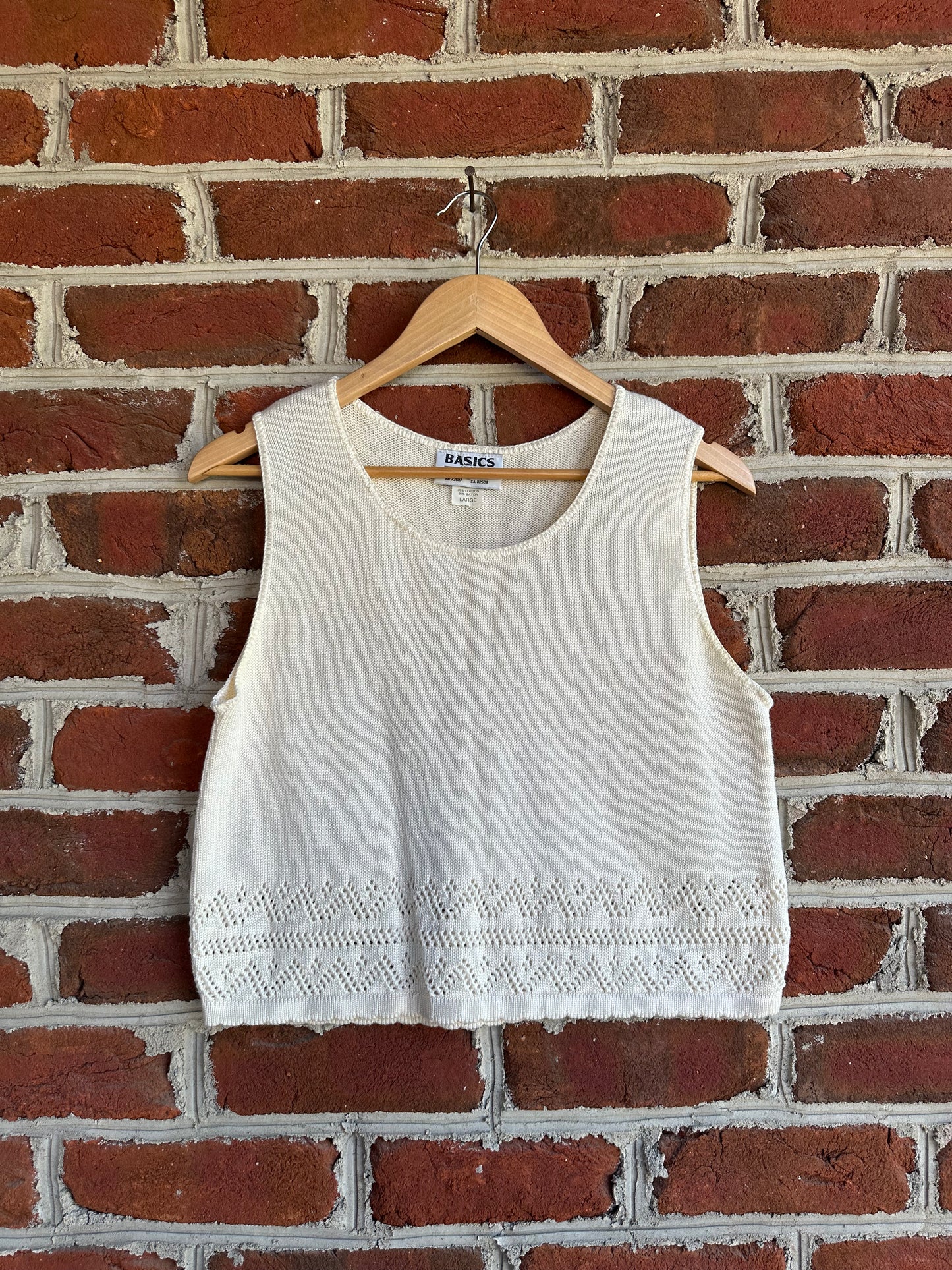 Vintage Basics knit tank