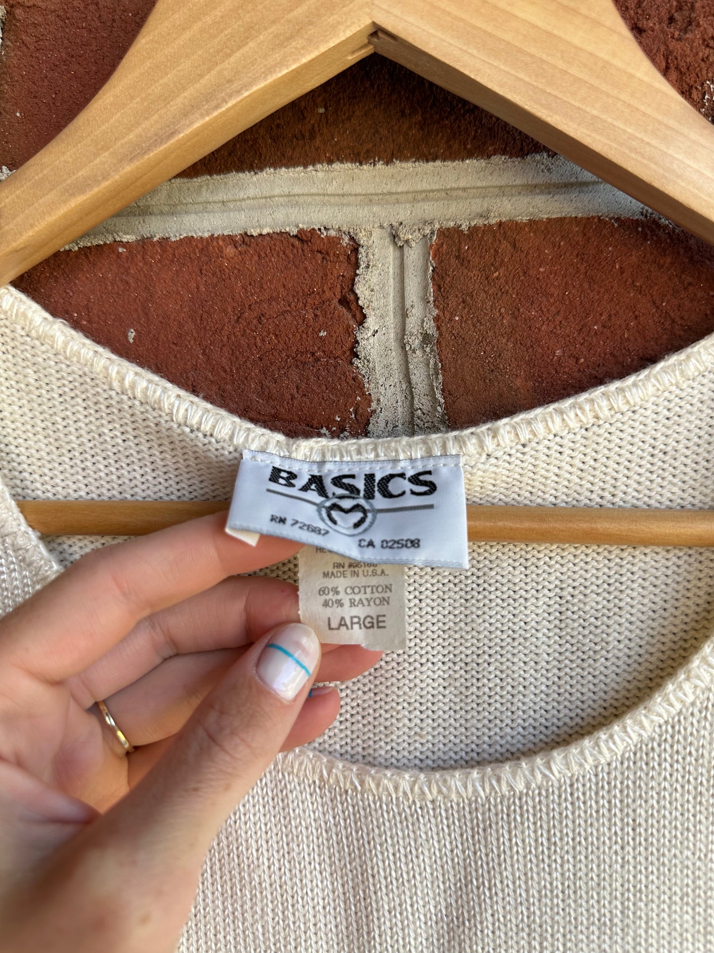 Vintage Basics knit tank