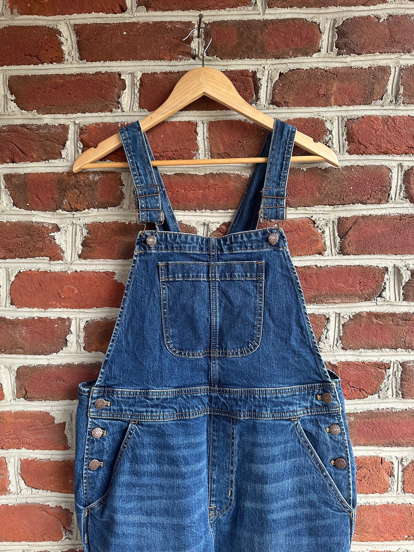 J Crew denim overalls - womens