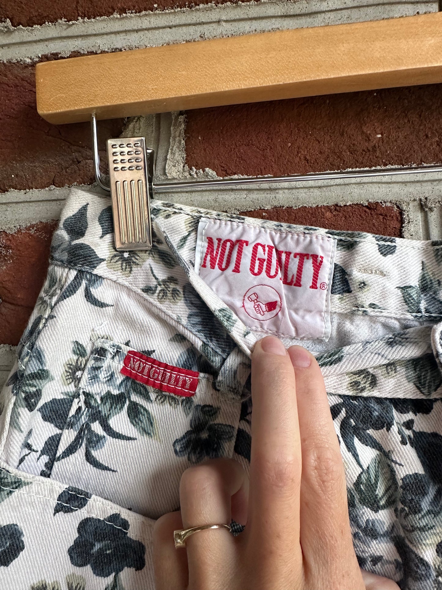 Vintage floral shorts