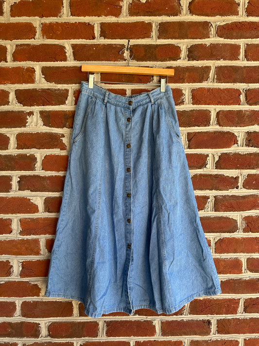 Vintage Denim Skirt